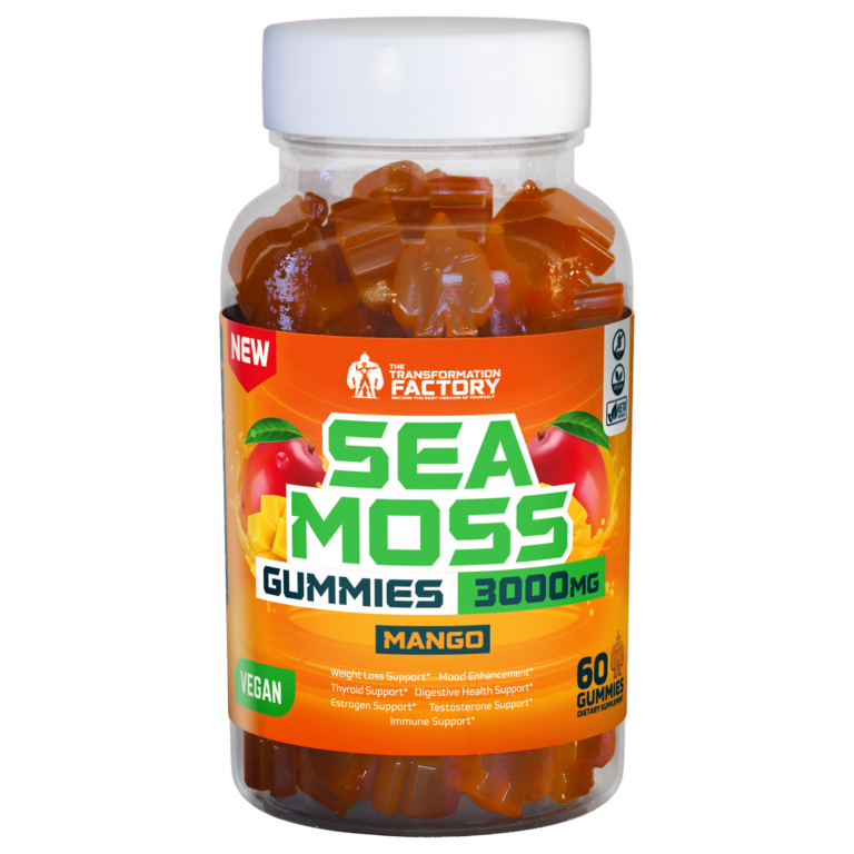 Mango Sea Moss Gummies – 3000Mg Per Serving