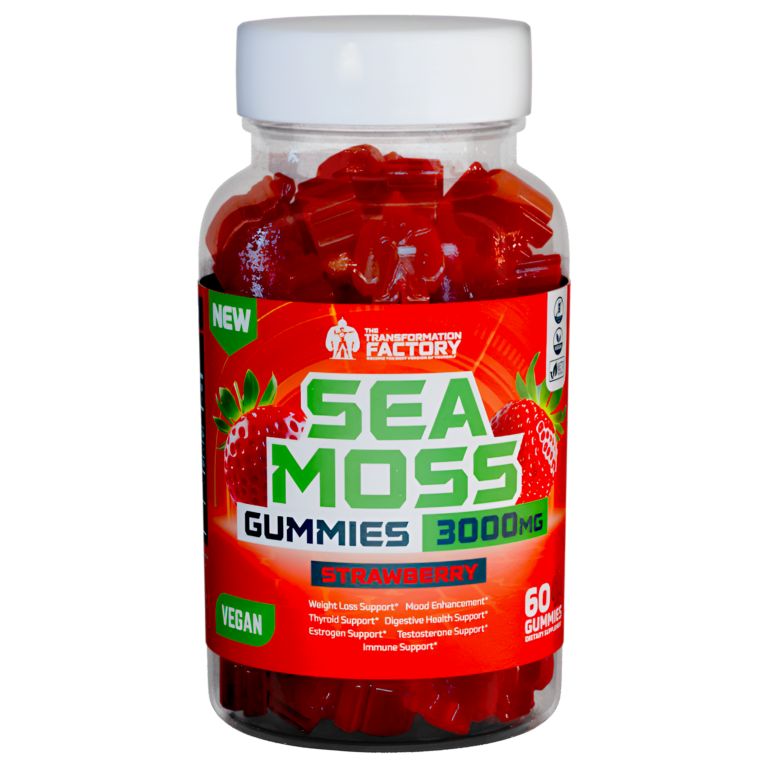 Strawberry Sea Moss Gummies – 3000Mg Per Serving