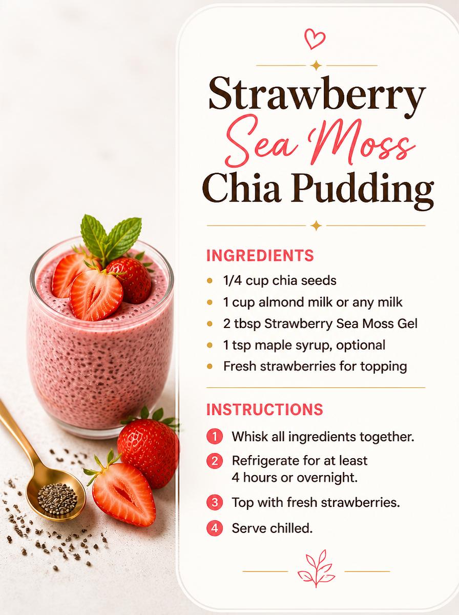 Sea Moss chia pudding