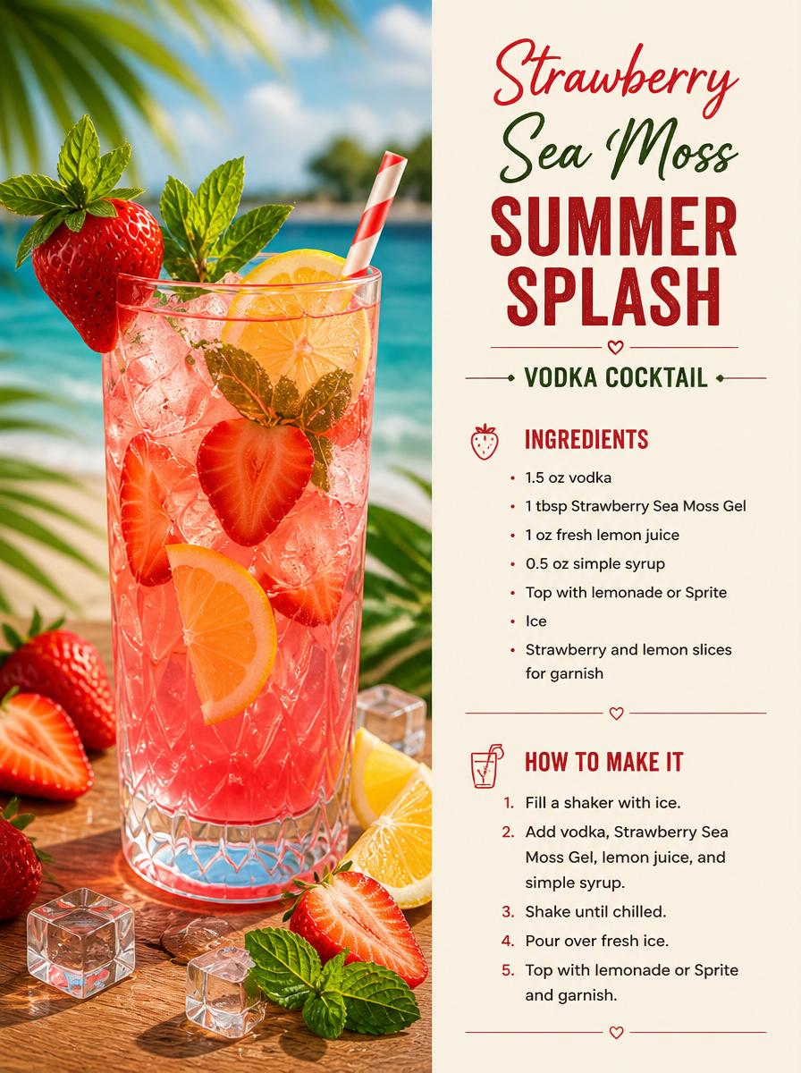 Sea Moss summer drink